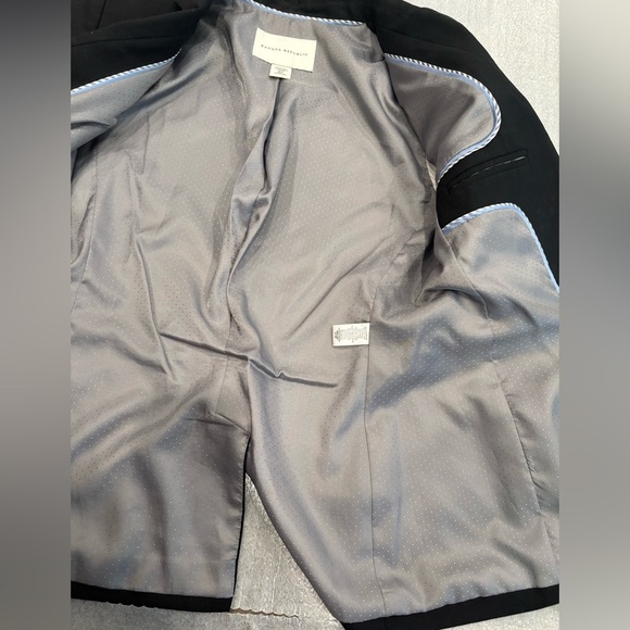 [US6P/6S]Banana Republic Black WMN Wool Suit - Picture 4 of 13